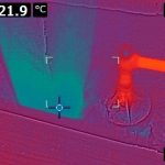 Vazamento em cavalete detectado com termografia Acqualy Soluções