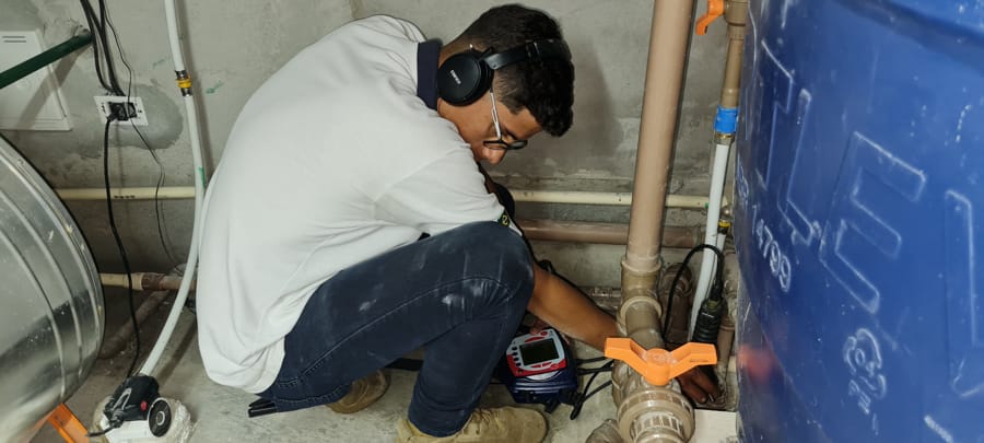 detecção de vazamento de água acqualy soluções